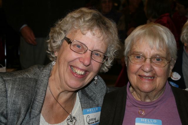 My mother, Priscilla Frisbee, and me.