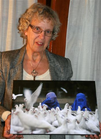 One of my favorite photographs from Mazar-e-Sharif and the special doves at the shrine of Hazrat Ali.